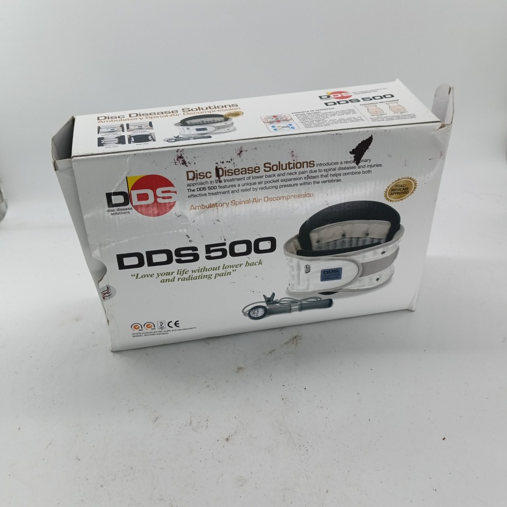 DDS 500 Spinal Air Decompression Belt Back Brace Size 7XL 56-59" with Pump